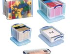 Really Useful Box Aufbewahrungsbox 4,0 l - 39,5 x 25,5 x 8,8 cm transparent
