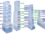 Really Useful Box Aufbewahrungsbox 4,0 l - 39,5 x 25,5 x 8,8 cm transparent