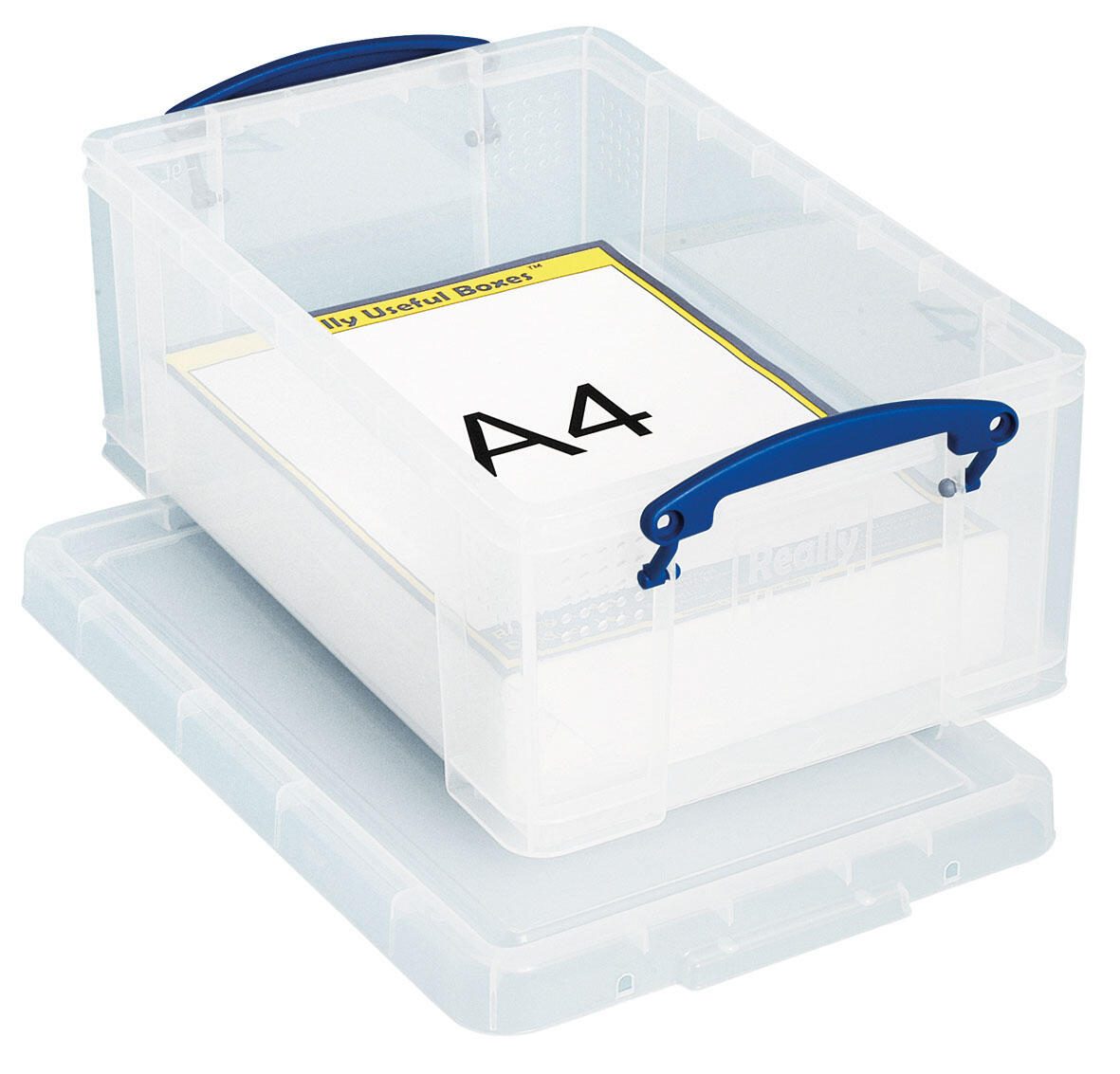 Really Useful Box Aufbewahrungsbox 9,0 l - 39,5 x 25,5 x 15,5 cm transparent