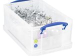 Really Useful Box Aufbewahrungsbox 9,0 l - 39,5 x 25,5 x 15,5 cm transparent