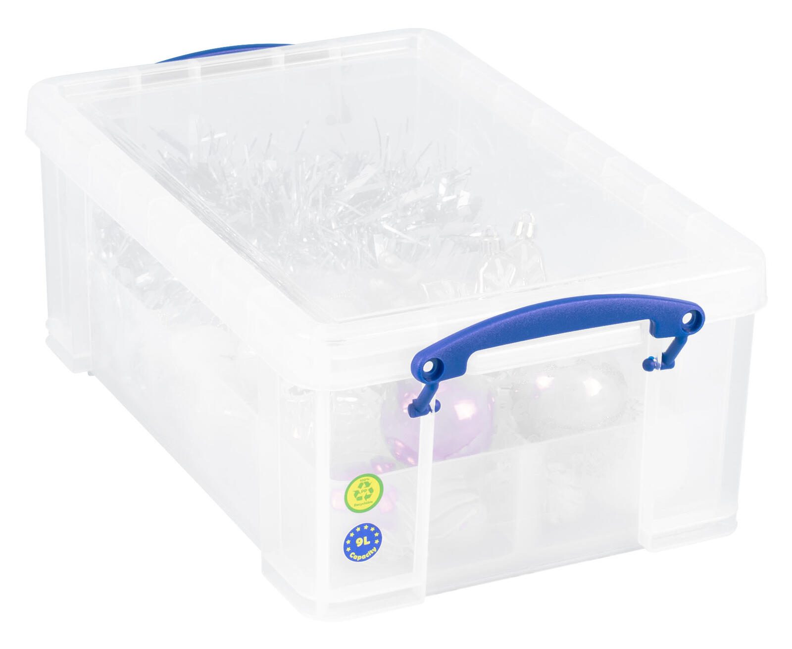 Really Useful Box Aufbewahrungsbox 9,0 l - 39,5 x 25,5 x 15,5 cm transparent
