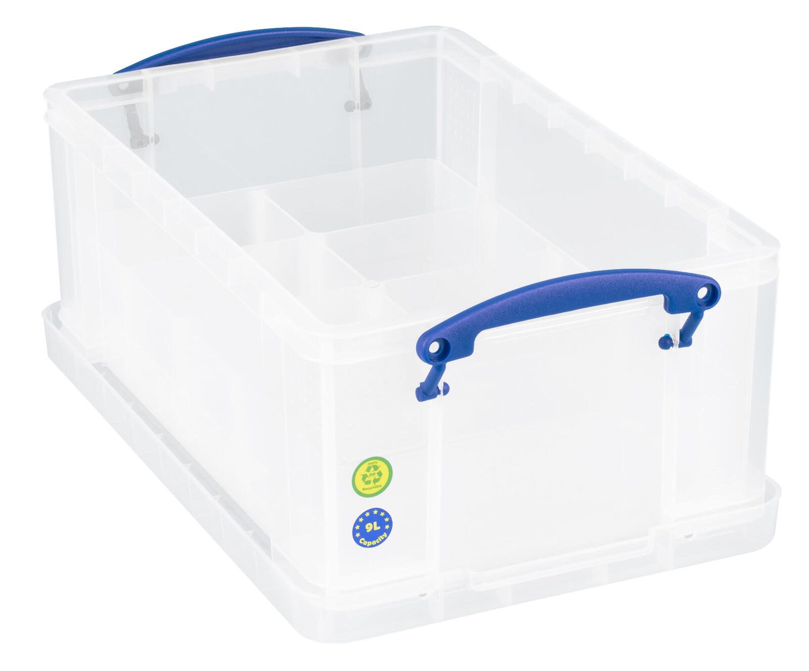 Really Useful Box Aufbewahrungsbox 9,0 l - 39,5 x 25,5 x 15,5 cm transparent