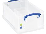 Really Useful Box Aufbewahrungsbox 9,0 l - 39,5 x 25,5 x 15,5 cm transparent