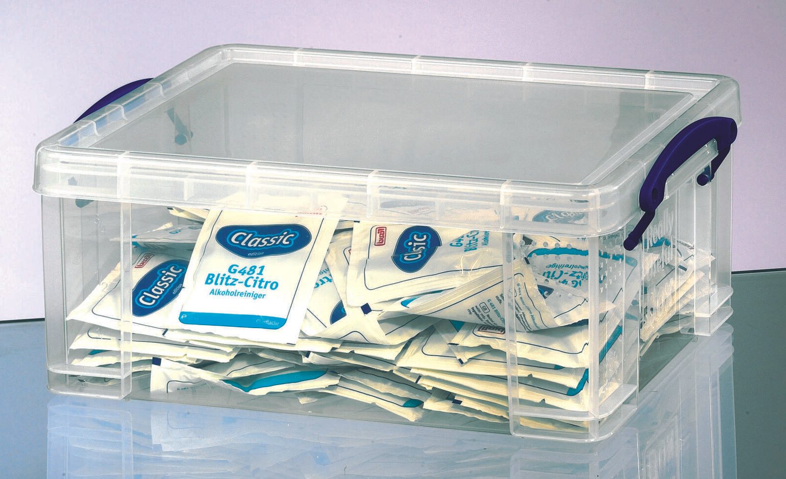Really Useful Box Aufbewahrungsbox 9,0 l - 39,5 x 25,5 x 15,5 cm transparent