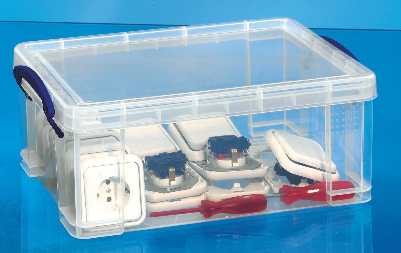 Really Useful Box Aufbewahrungsbox 9,0 l - 39,5 x 25,5 x 15,5 cm transparent