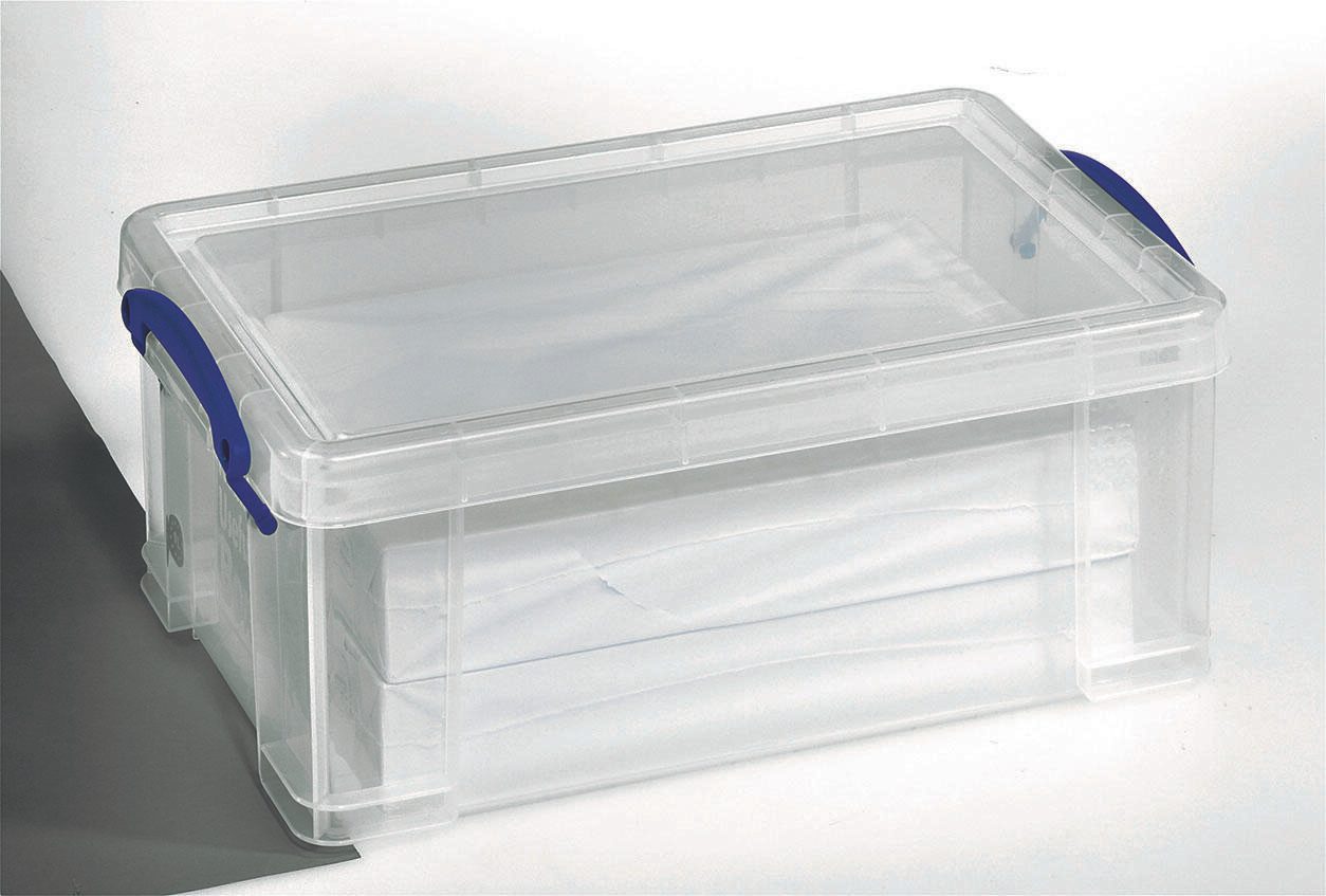 Really Useful Box Aufbewahrungsbox 9,0 l - 39,5 x 25,5 x 15,5 cm transparent