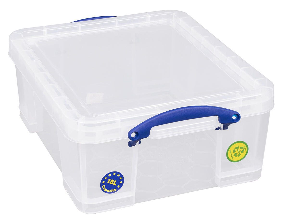 Really Useful Box Aufbewahrungsbox 12,0 l - 46,5 x 27,0 x 15,0 cm transparent