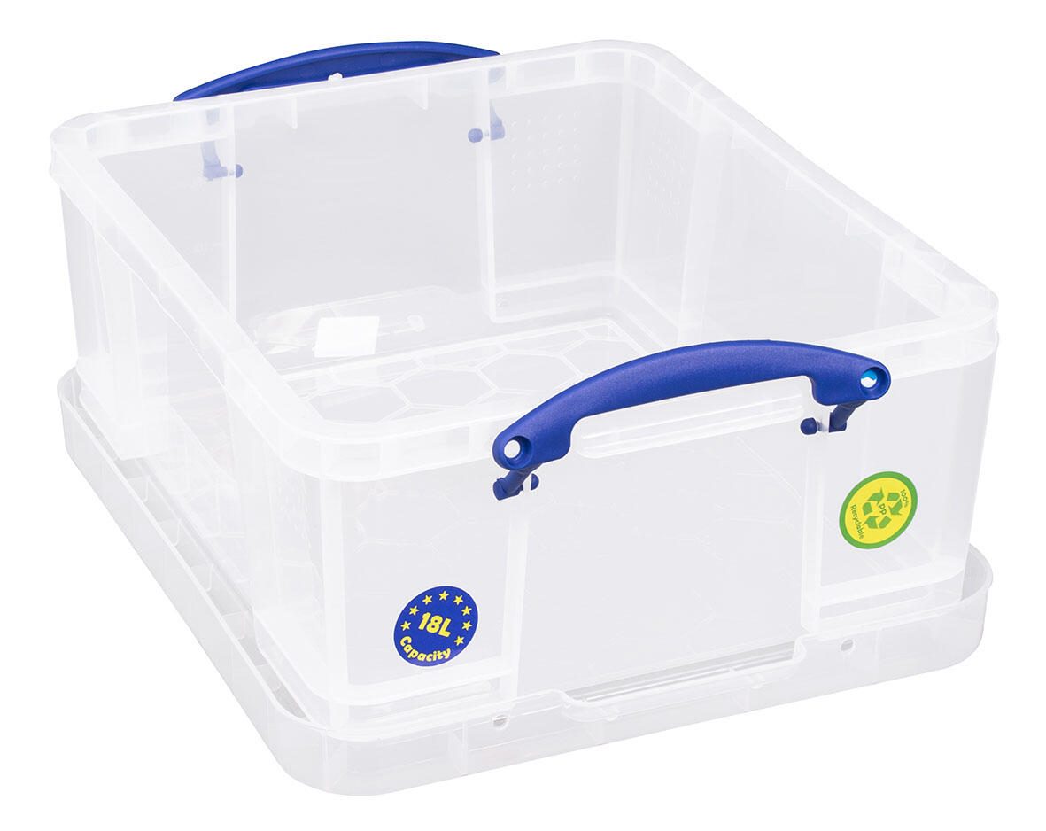 Really Useful Box Aufbewahrungsbox 12,0 l - 46,5 x 27,0 x 15,0 cm transparent