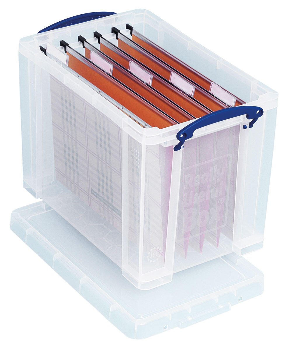 Really Useful Box Aufbewahrungsbox 19,0 l - 39,5 x 25,5 x 29,0 cm transparent