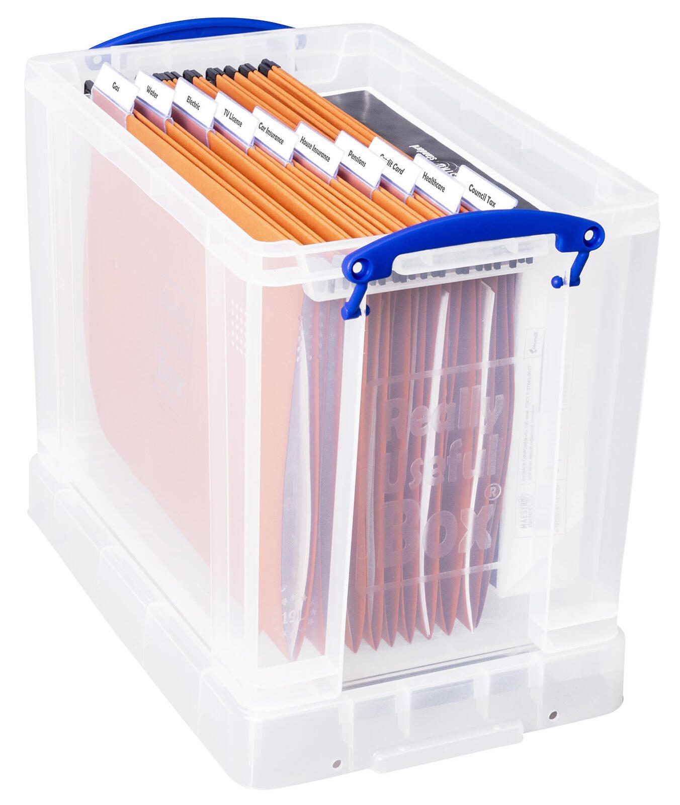 Really Useful Box Aufbewahrungsbox 19,0 l - 39,5 x 25,5 x 29,0 cm transparent