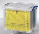 Really Useful Box Aufbewahrungsbox 19,0 l - 39,5 x 25,5 x 29,0 cm transparent