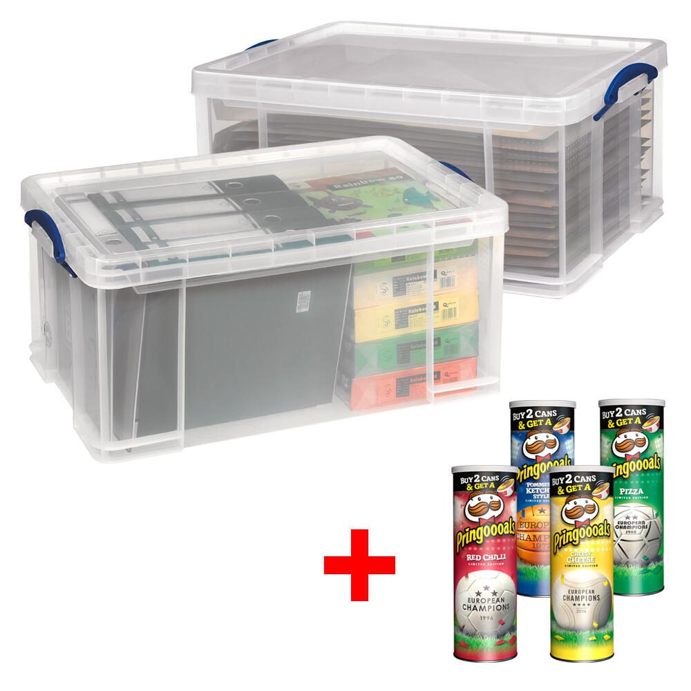 Really Useful Box Aufbewahrungsbox 64,0 l - 71,0 x 44,0 x 31,0 cm transparent