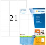 HERMA Etiketten 4634 weiß 70,0 x 41,0 mm