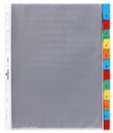 DURABLE Ordnerregister Vollformat, Überbreite blanko DIN A4