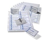 DURABLE Namensschilder transparent 9 cm x 5.4 cm