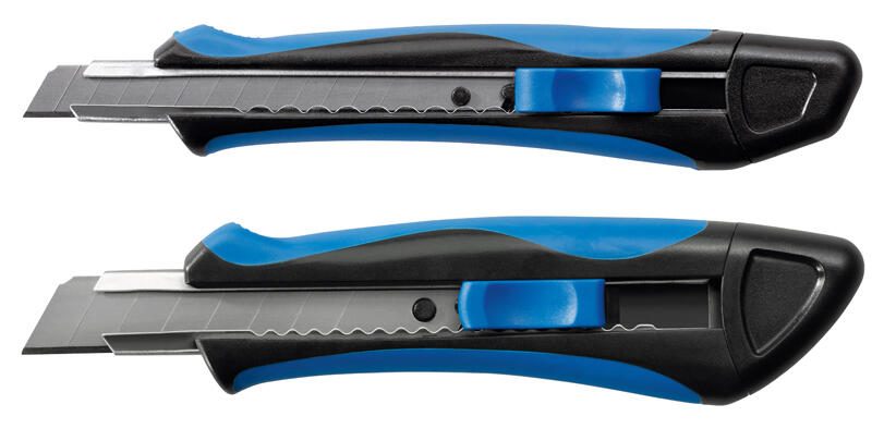 WEDO Soft Cut Cuttermesser 9 mm blau, schwarz