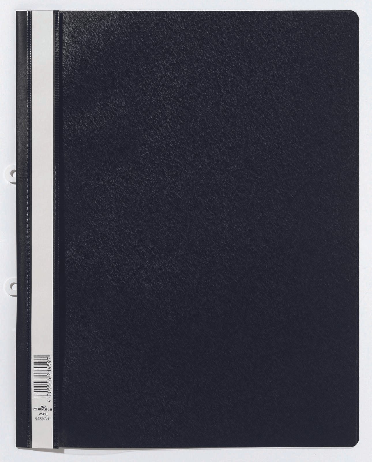 DURABLE Schnellhefter DIN A4 überbreit PVC schwarz