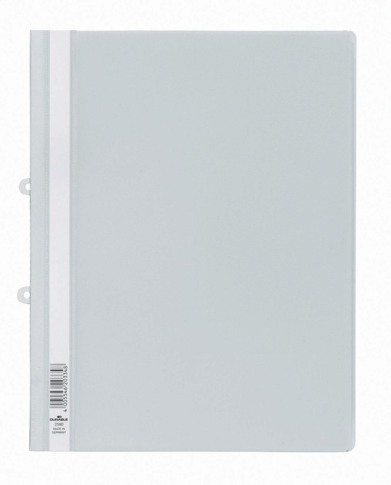 DURABLE Schnellhefter DIN A4 überbreit PVC weiß