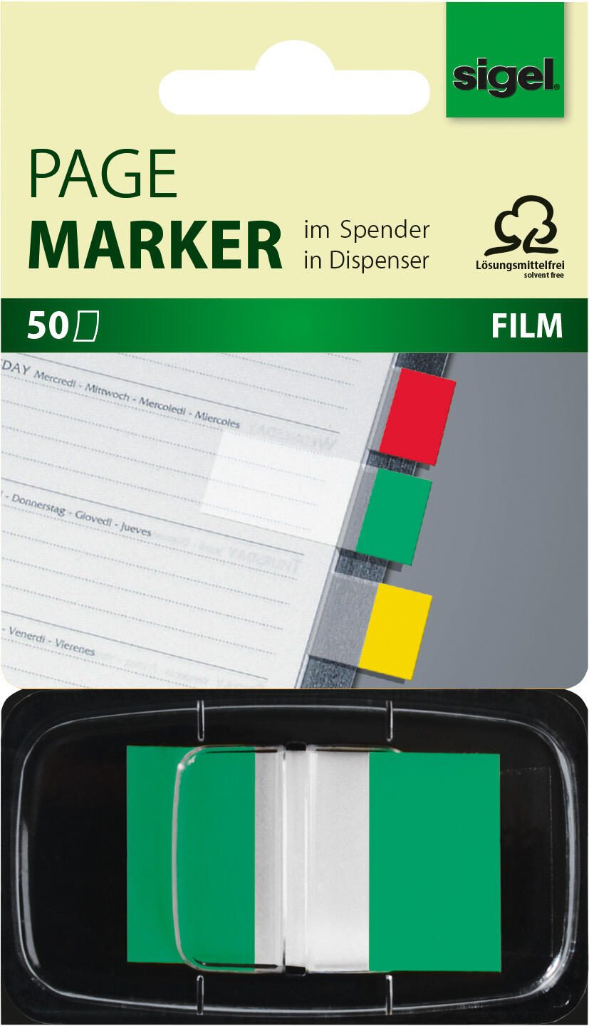 SIGEL Z-Marker Haftmarker 2,5 x 4,3 cm