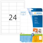 HERMA Etiketten 5053 weiß 66,0 x 33,8 mm