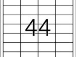 HERMA Etiketten 4608 weiß 48,3 x 25,4 mm