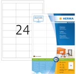 HERMA Etiketten 4670 weiß 66,0 x 33,8 mm
