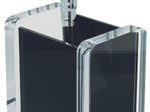 WEDO Acryl Exklusiv Stiftehalter 9,4 x 6,5 x 9,4 cm glasklar/schwarz