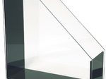 WEDO Stehsammler Acryl Exklusiv Acryl glasklar-schwarz , DIN A4
