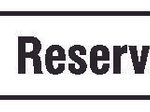 SafetyMarking® Hinweisschild P Reserviert 52 cm x 11 cm