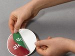 SafetyMarking® Hinweisaufkleber Drücken + Ziehen 10 cm