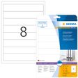 HERMA Ordneretiketten 34,0 x 192,0 mm weiß