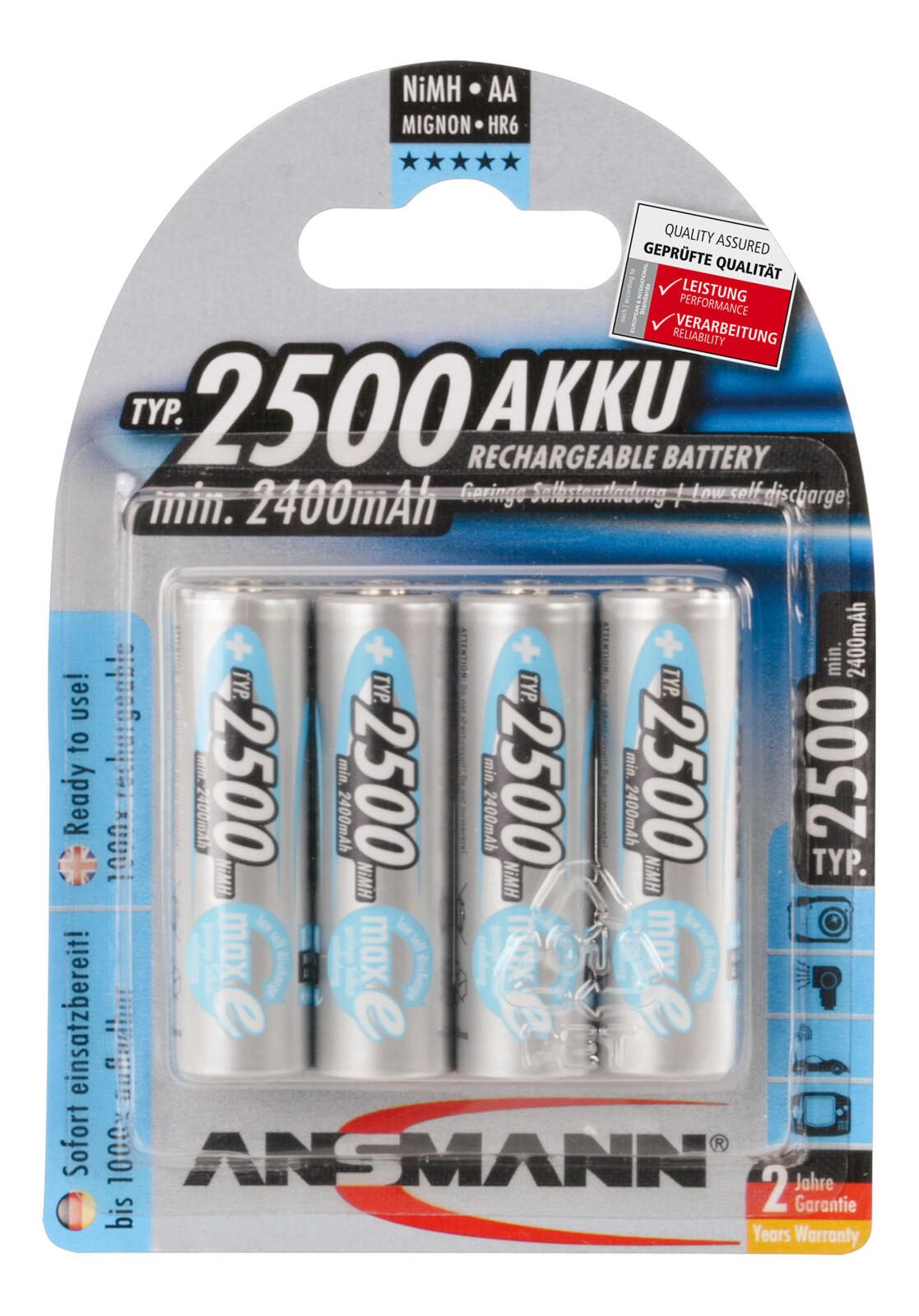 ANSMANN Akkus Mignon AA 1.2 V