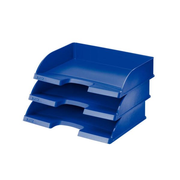 LEITZ Briefablage Standard quer Plus DIN A4 quer blau