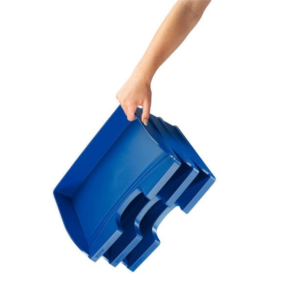 LEITZ Briefablage Standard quer Plus DIN A4 quer blau