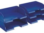 LEITZ Briefablage Standard quer Plus DIN A4 quer blau