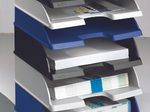 LEITZ Briefablage Jumbo quer Plus DIN A4 quer blau