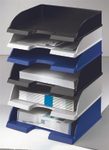 LEITZ Briefablage Jumbo quer Plus DIN A4 quer blau