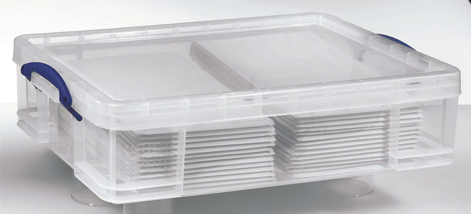 Really Useful Box Aufbewahrungsbox 33,0 l - 71,0 x 44,0 x 16,5 cm transparent