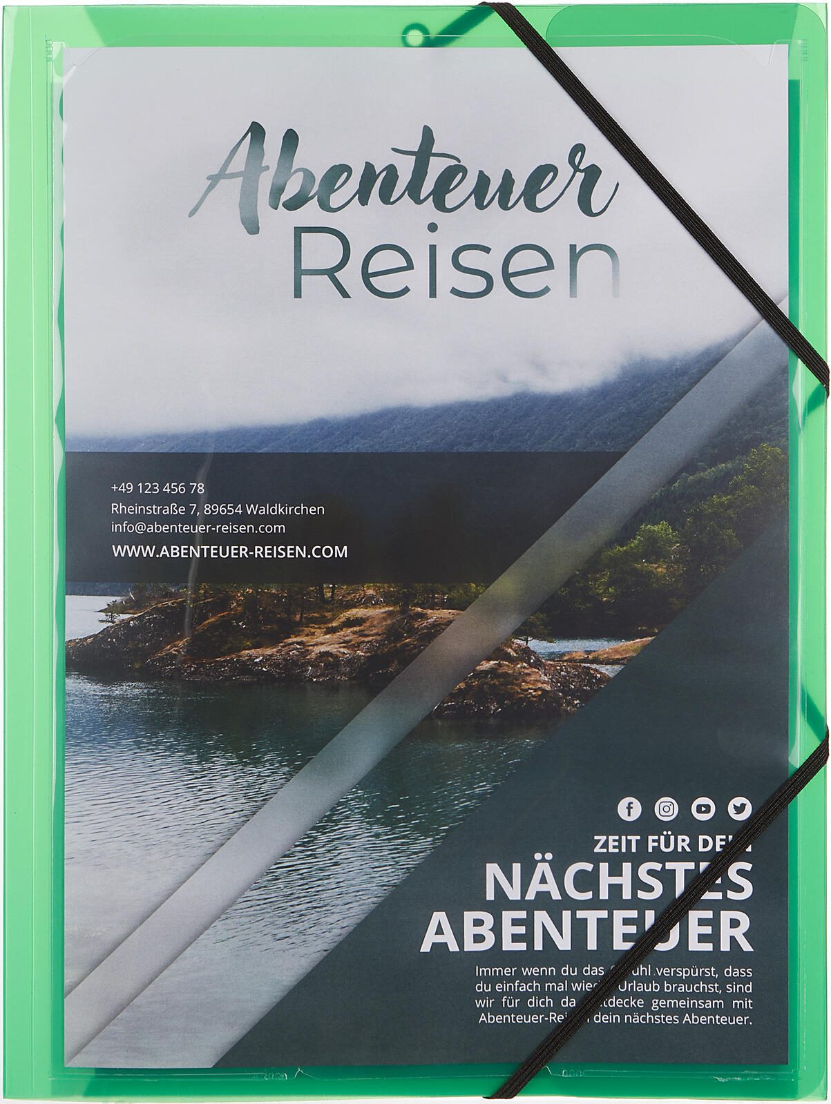 OXFORD Eckspanner Polyvision DIN A4 grün