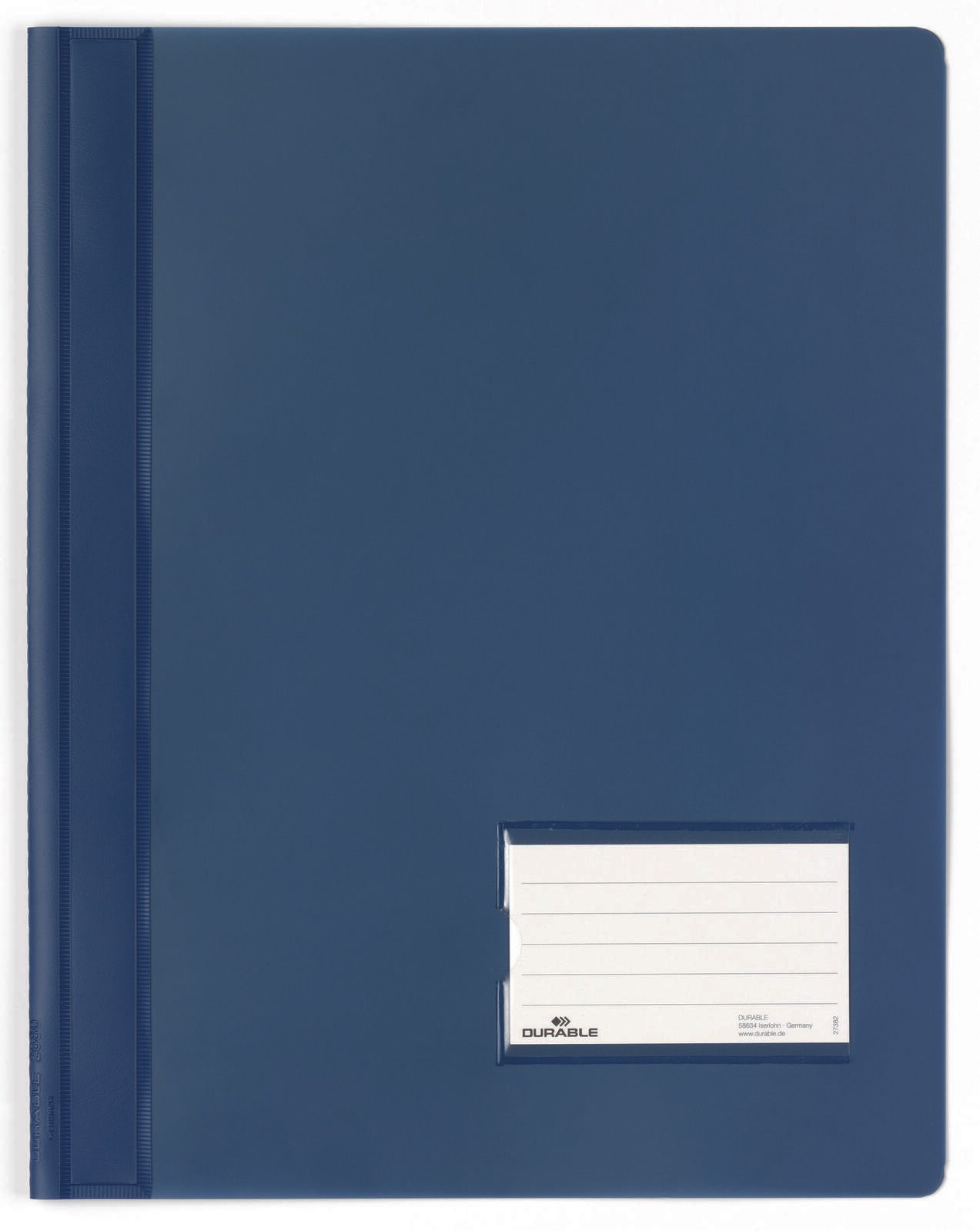 DURABLE Schnellhefter DIN A4 überbreit PVC dunkelblau