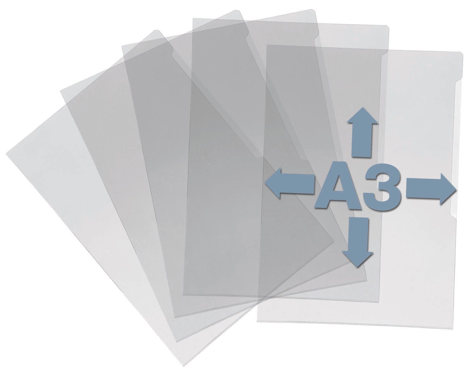 DURABLE Sichthüllen A3 glatt 0.3 mm