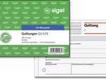 SIGEL Formularbuch Quittung, MwSt. separat ausgewiesen DIN A6 quer 1x 50 Seiten