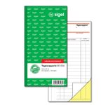 SIGEL Formularbuch Tagesrapport 10,5 x 20,0 cm 2x 40 Seiten
