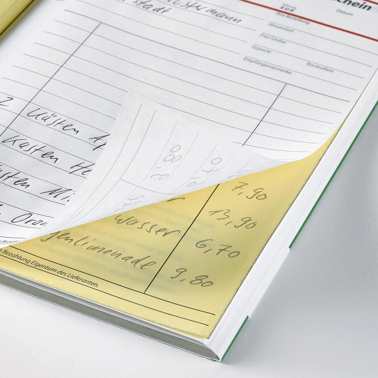 SIGEL Formularbuch Tagesrapport 10,5 x 20,0 cm 2x 40 Seiten