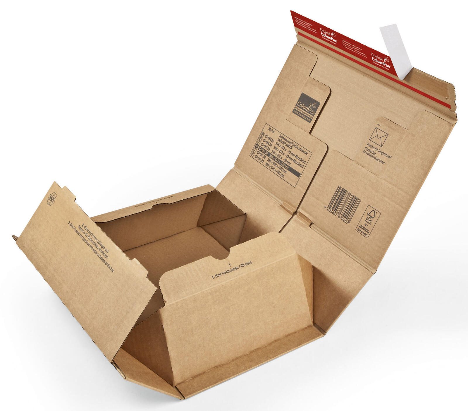 ColomPac® Versandkartons 33,0 x 29,0 x 12,0 cm
