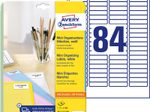 AVERY Zweckform Etiketten L7656-25 weiß 46,0 x 11,1 mm