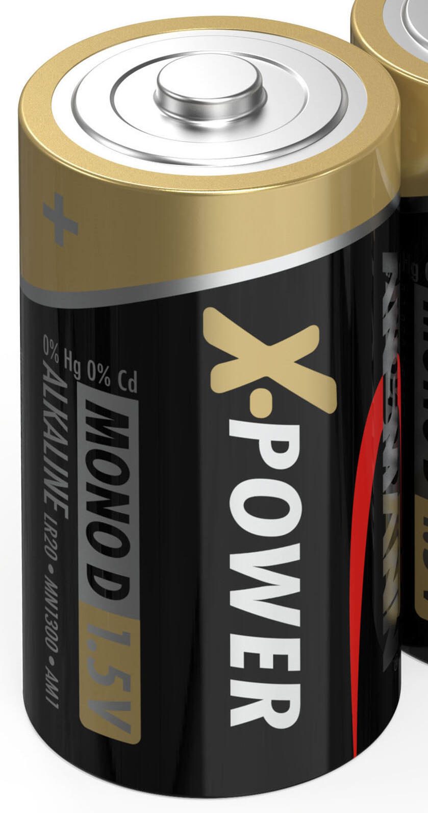 ANSMANN Batterien X-POWER Mono D 1.5 V