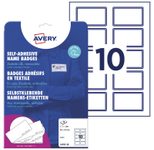 AVERY Zweckform Namensetiketten L4787-20 weiß 80,0 x 50,0 mm