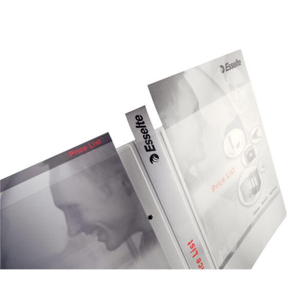 LEITZ Präsentationsringbücher 2-Ringe DIN A4 3.7 cm weiß