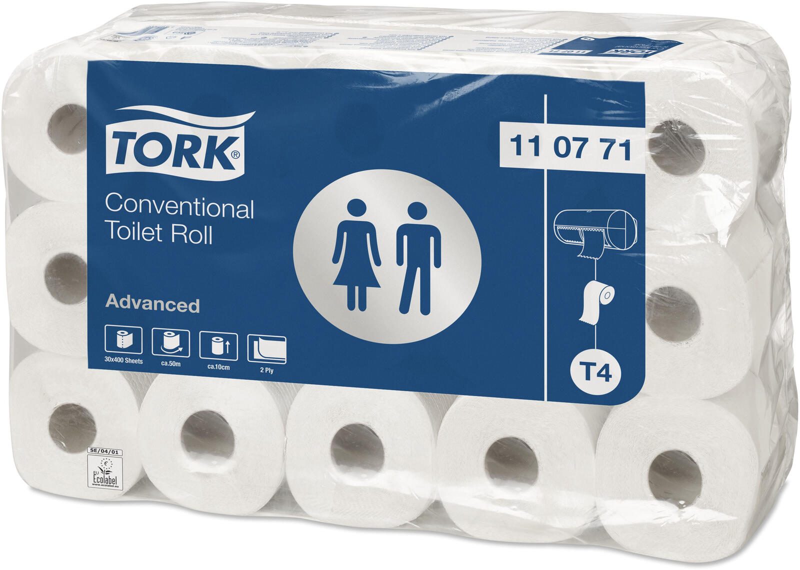 TORK Toilettenpapier T4 Advanced 2-lagig